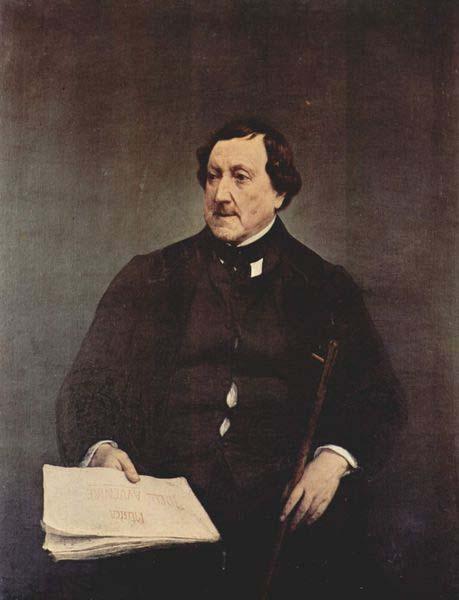 Francesco Hayez Portrait of Gioacchino Rossini oil painting image